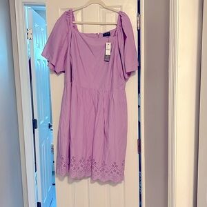 Plus size Lavender Dress